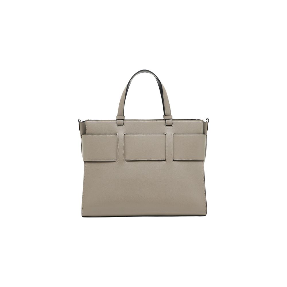 Armani Exchange Beige Kunstleder Handtasche