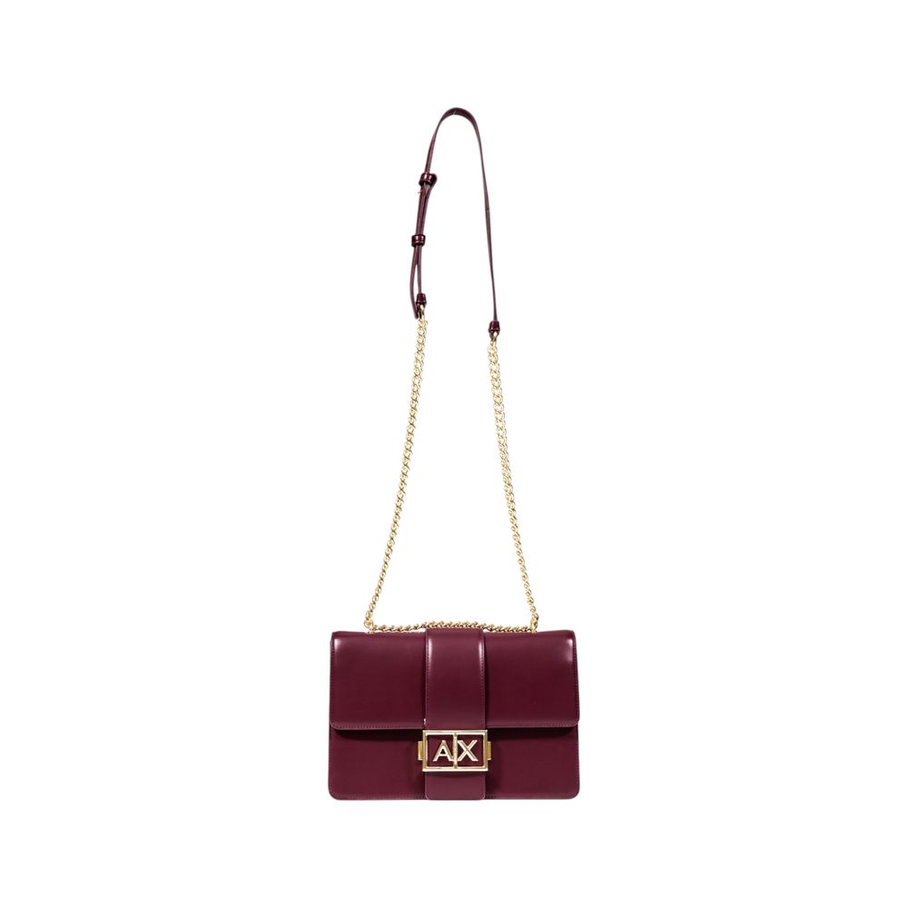 Armani Exchange Bordeaux Polyester Handtasche