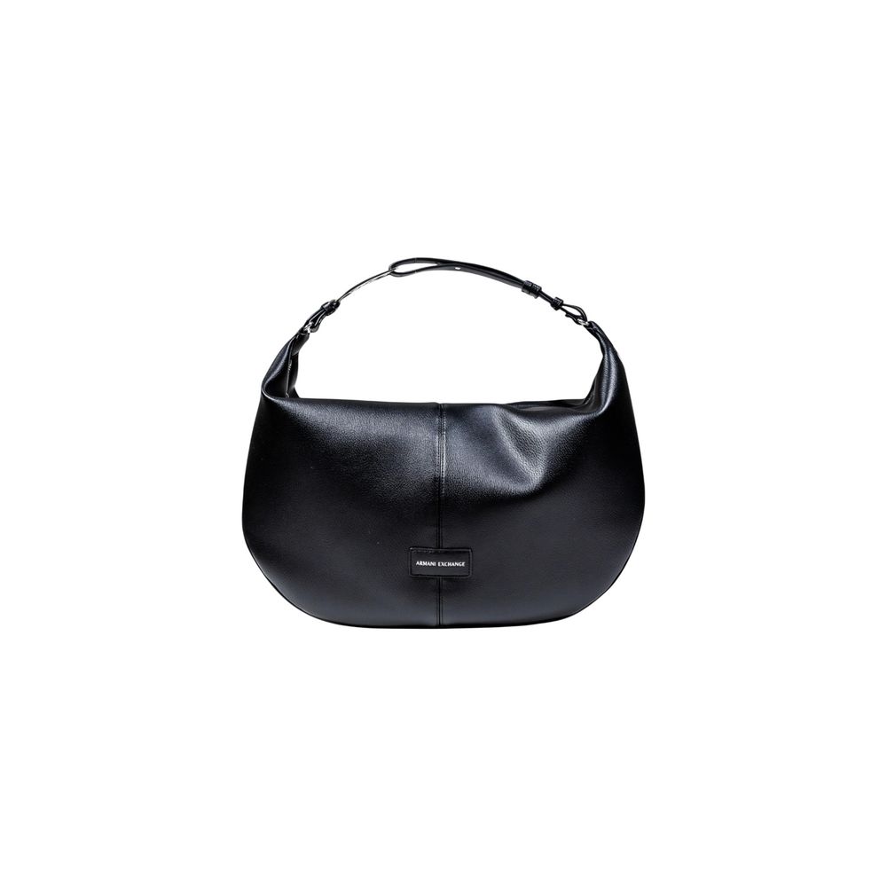Armani Exchange Schwarze Handtasche aus Polyester