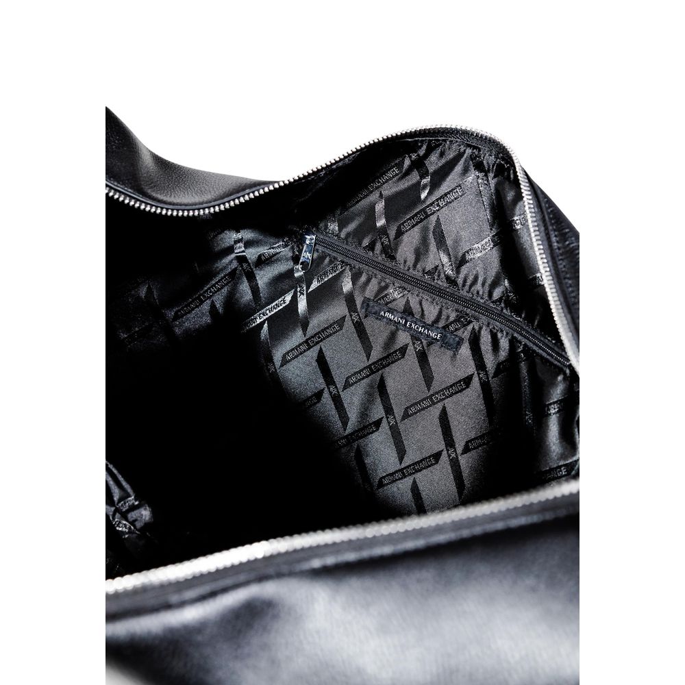 Armani Exchange Schwarze Handtasche aus Polyester