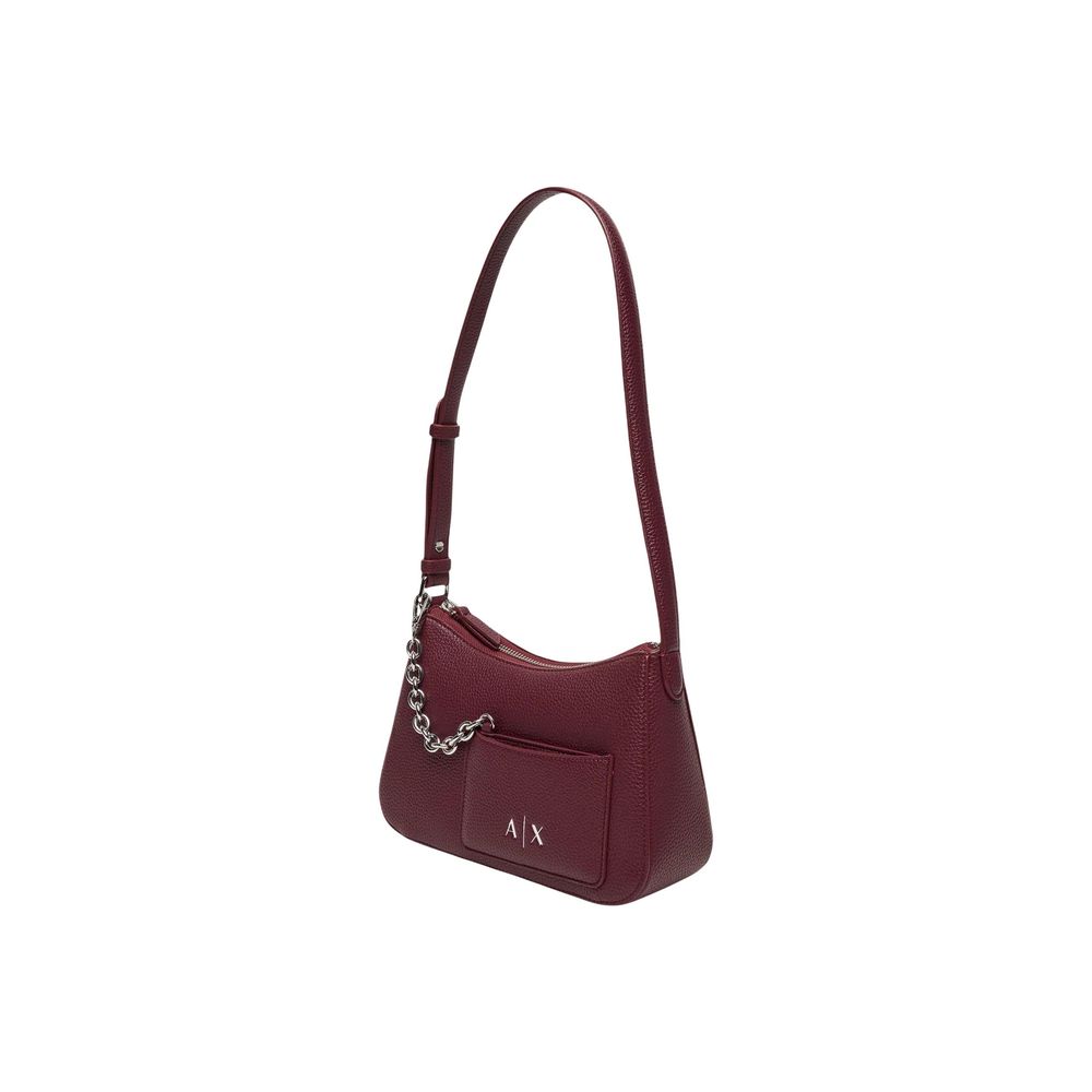 Armani Exchange Bordeaux Polyester Handtasche