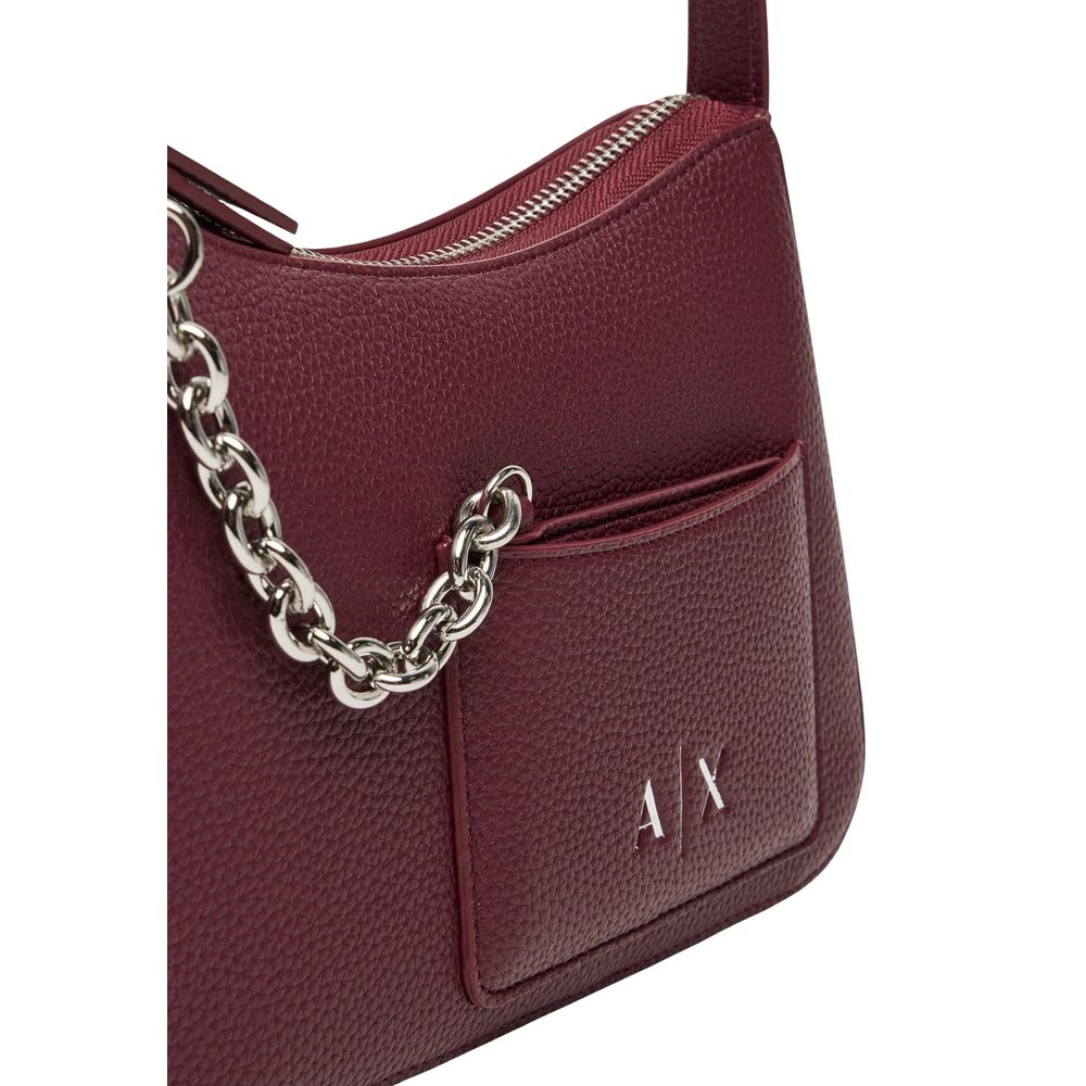 Armani Exchange Bordeaux Polyester Handtasche