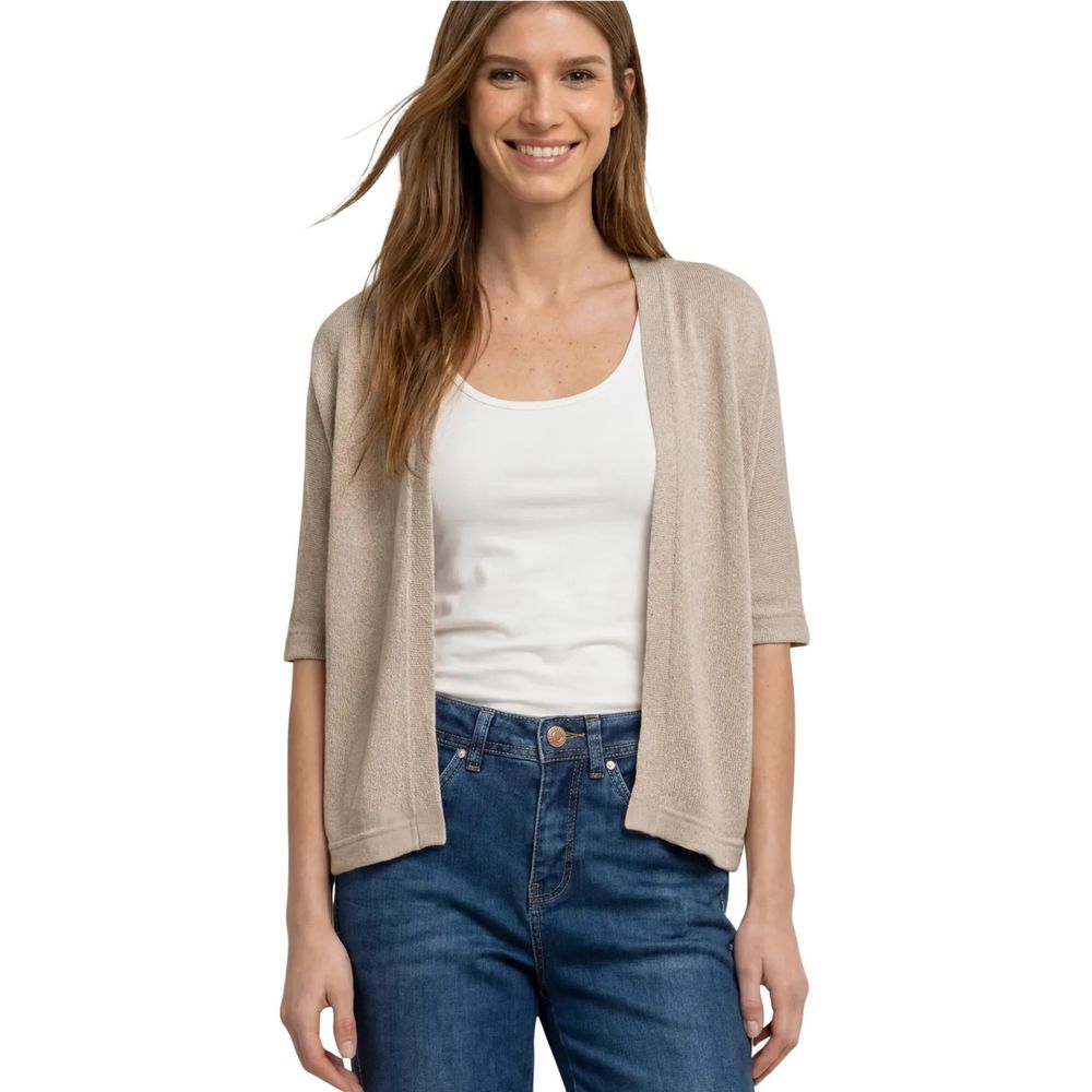 Street One Grauer Cardigan aus Polyester