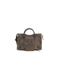 Balenciaga Schultertasche aus zweifarbigem Kalbsleder Bos Taurus