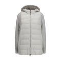 Brunello Cucinelli Graue Polyester-Jacke in voller Länge