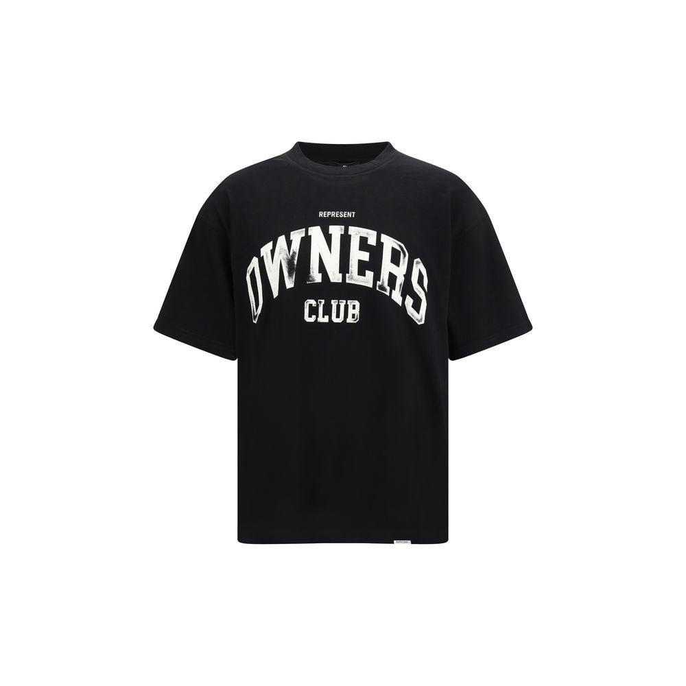 Represent Schwarzes Baumwoll-T-Shirt