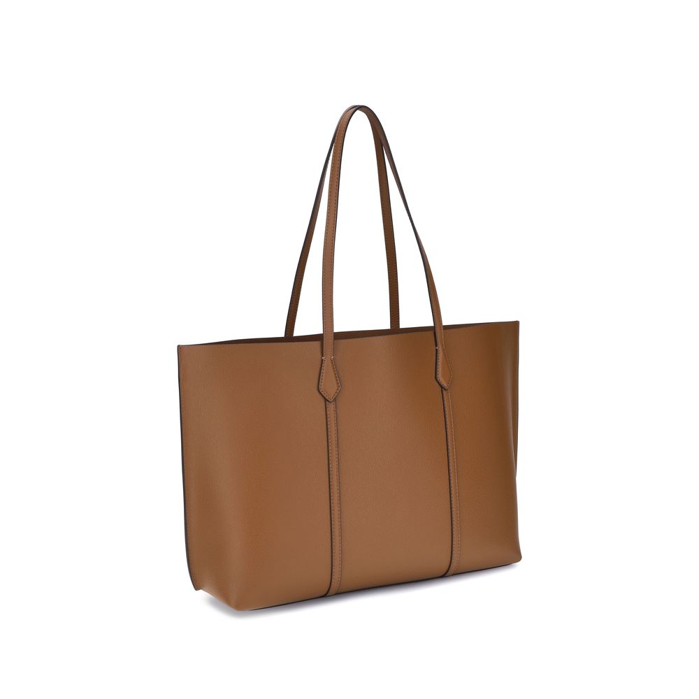 Tory Burch Braune Kalbsleder Bos Taurus Handtasche