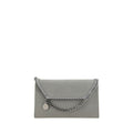 Stella McCartney Graue Schultertasche aus Polyester
