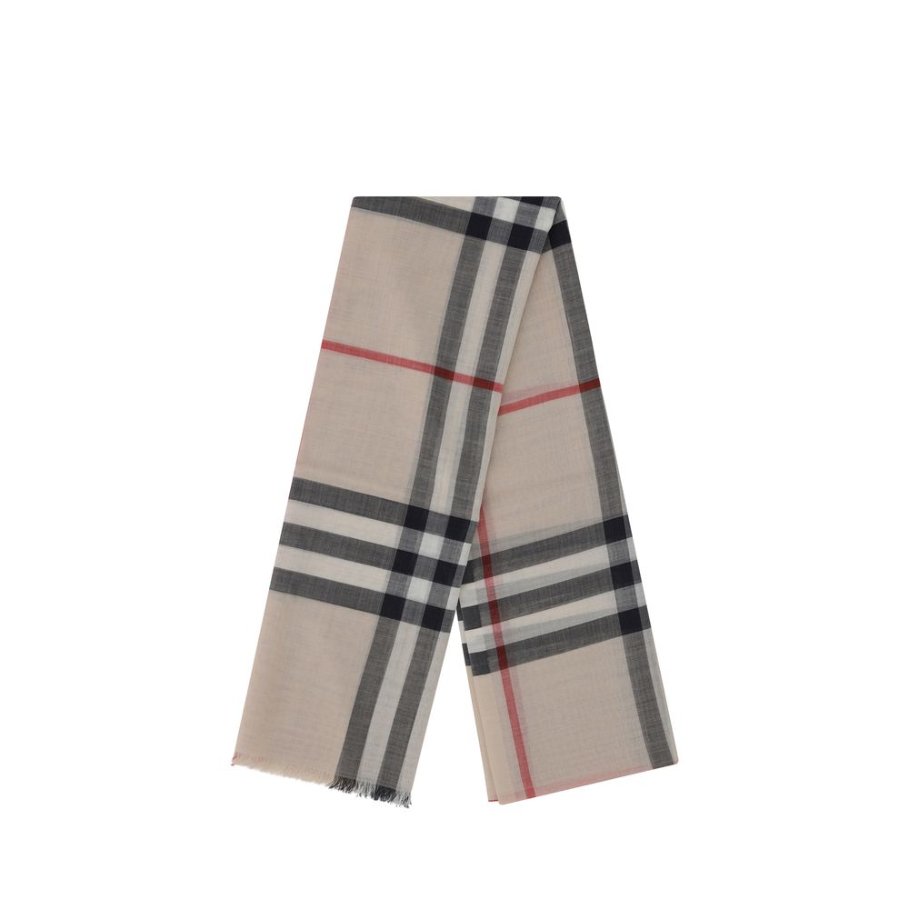 Burberry Beige Ovis Aries Wollschal