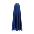 Zimmermann Blaues Seiden-Cocktailkleid