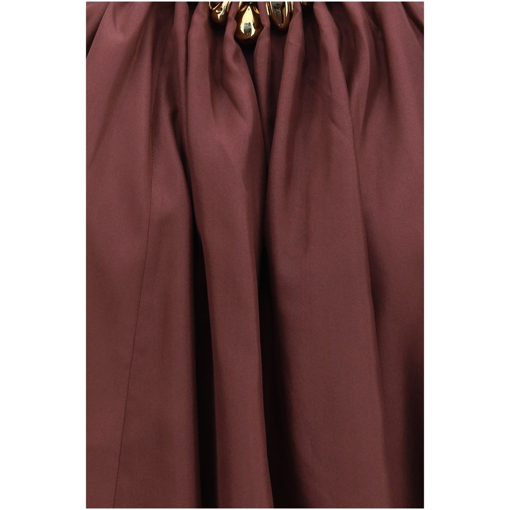 Zimmermann Seidenbluse in Bordeaux