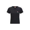 Kenzo Schwarzes Baumwoll-T-Shirt