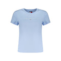 Tommy Hilfiger Damen-T-Shirt aus Azzurro-Baumwolle
