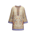 Zimmermann Mehrfarbiges Leinen-Freizeitkleid