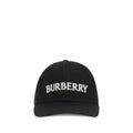 Burberry Schwarze Baumwollkappe (Baseball Cap)