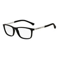 Emporio Armani Schwarze Brille aus injected Material (Gestell)