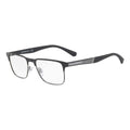 Emporio Armani Schwarze Metallbrille (Gestell)