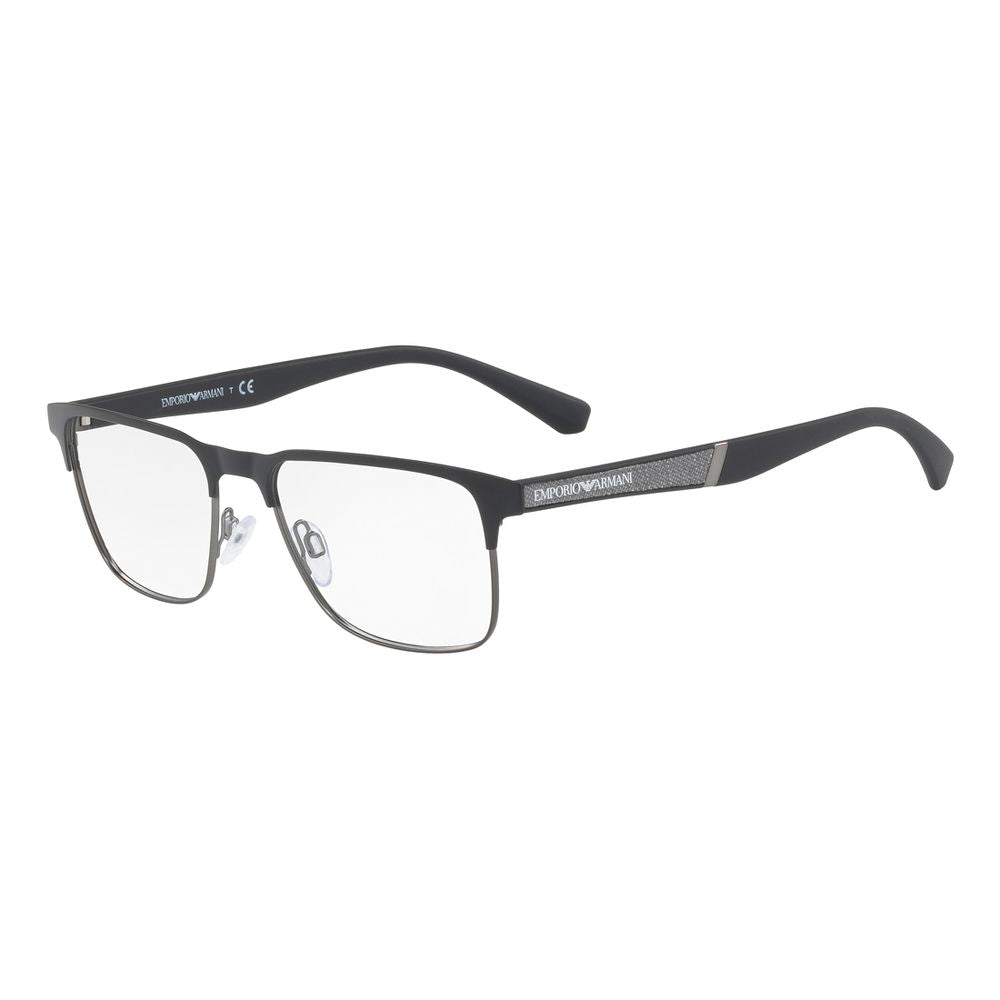 Emporio Armani Schwarze Metallbrille (Gestell)