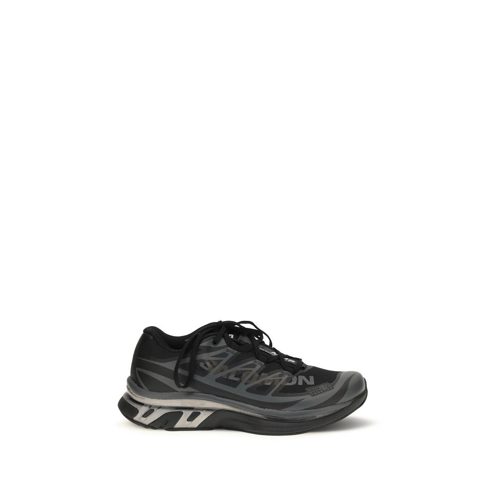 MM6 Schwarze Polyamid-Sneaker für Sport