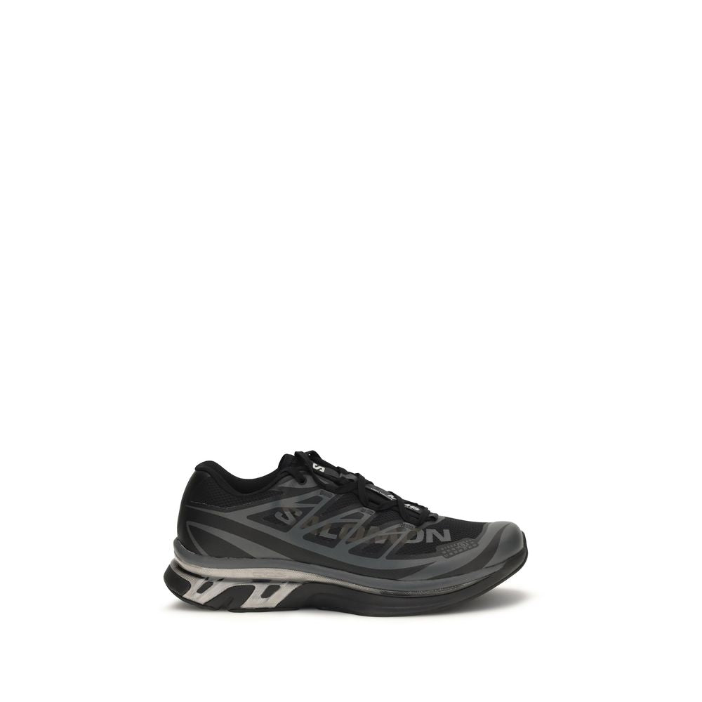 MM6 Schwarze Polyamid-Sneaker für Sport