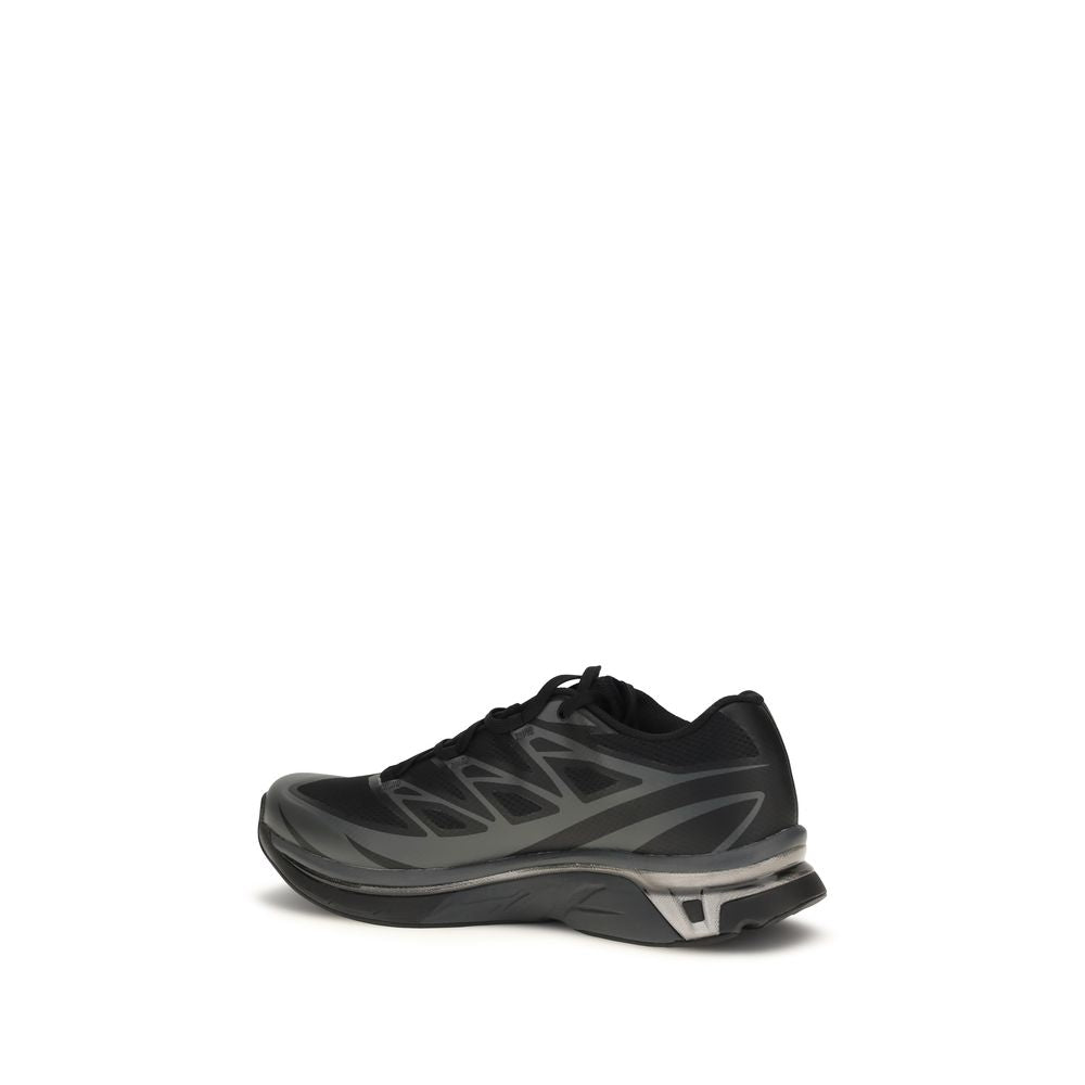 MM6 Schwarze Polyamid-Sneaker für Sport