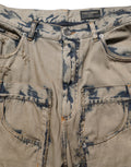 Dolce & Gabbana Beige Bleached Deconstructed Men Denim Jeans