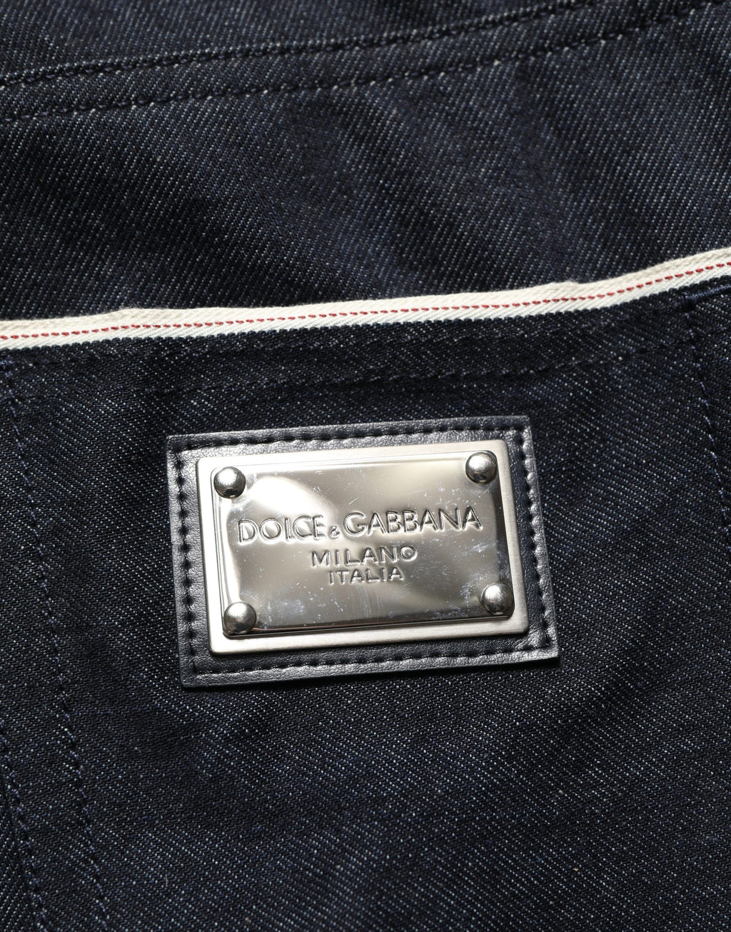 Dolce & Gabbana Schwarze Baumwoll-Jeans für Herren, Mid Waist, Klassischer Schnitt
