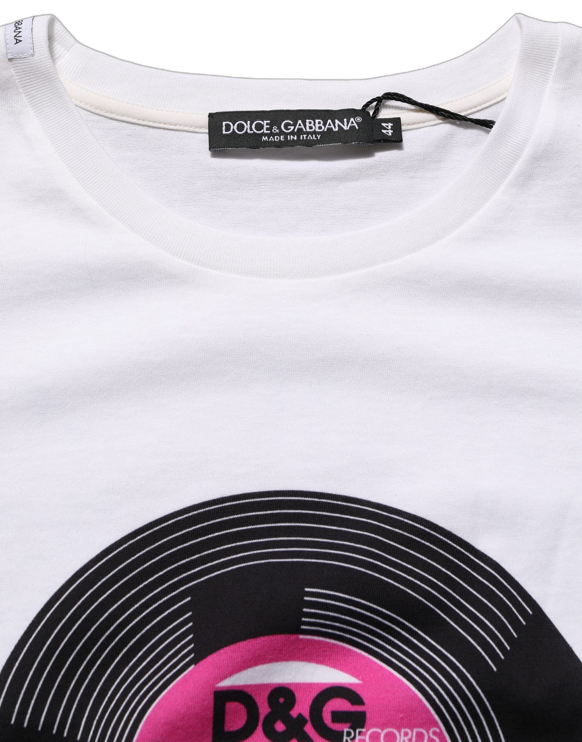 Dolce & Gabbana Weißes D&G WE LOVE JAPAN Print Baumwoll-T-Shirt