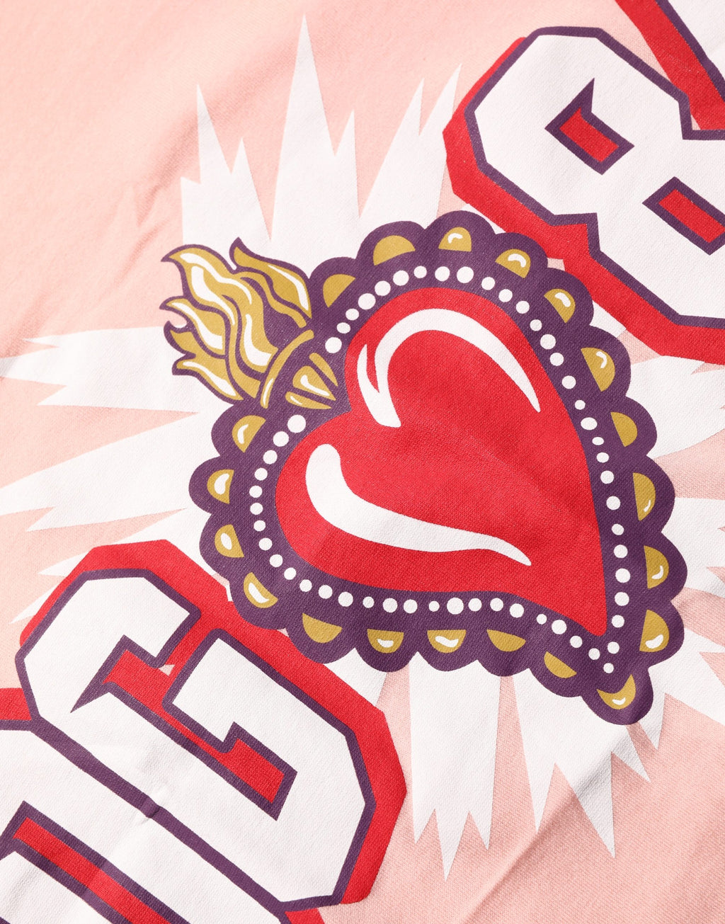 Dolce & Gabbana Pink Graphic Print Cotton Crew Neck T-shirt