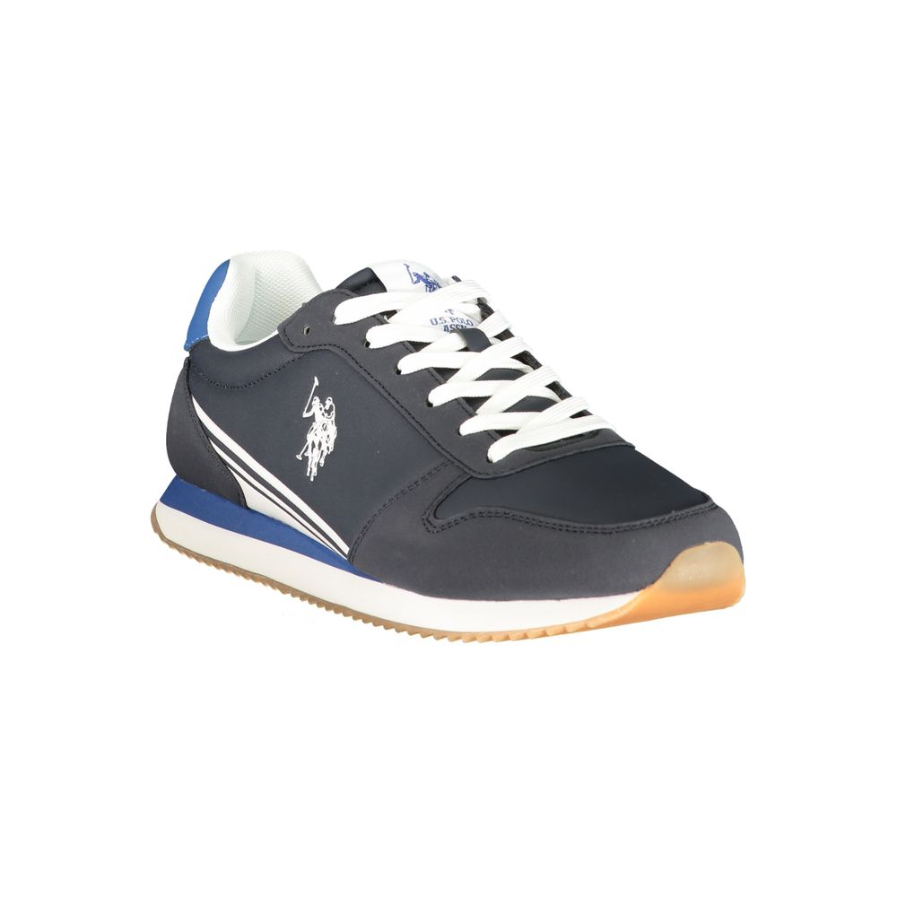 U.S. POLO ASSN. Blauer Sneaker aus Polyurethan für Herren