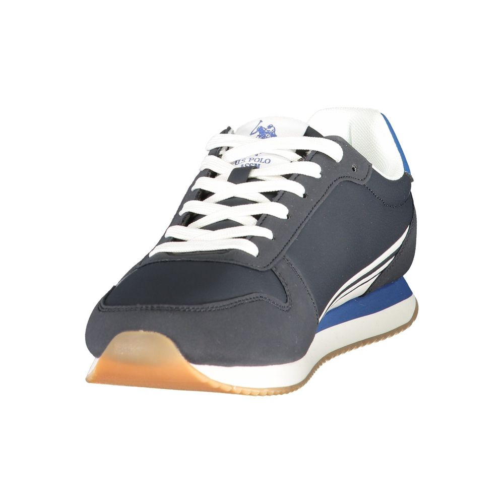 U.S. POLO ASSN. Blauer Sneaker aus Polyurethan für Herren