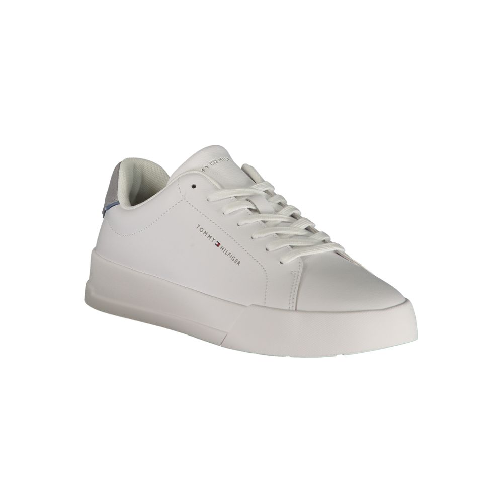 Tommy Hilfiger Herren-Sneaker aus weißem Polyurethan