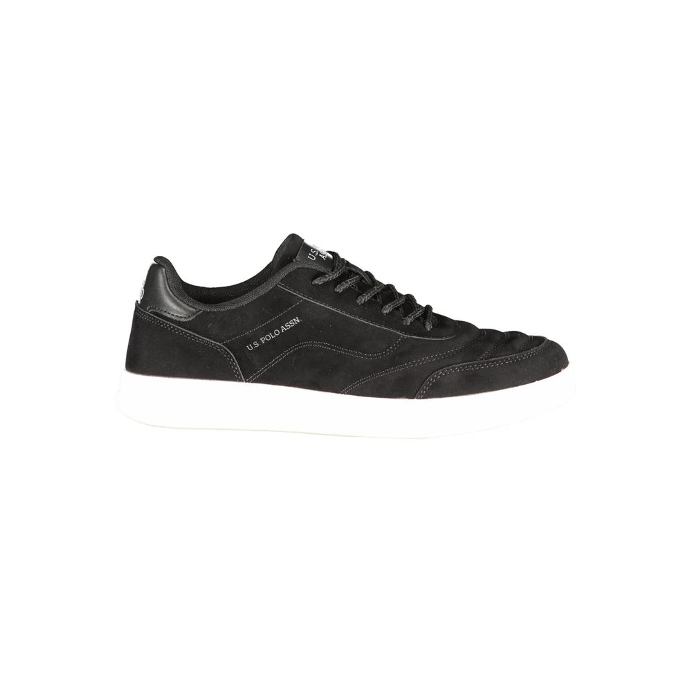 U.S. POLO ASSN. Schwarzer Sneaker für Damen aus Polyurethan