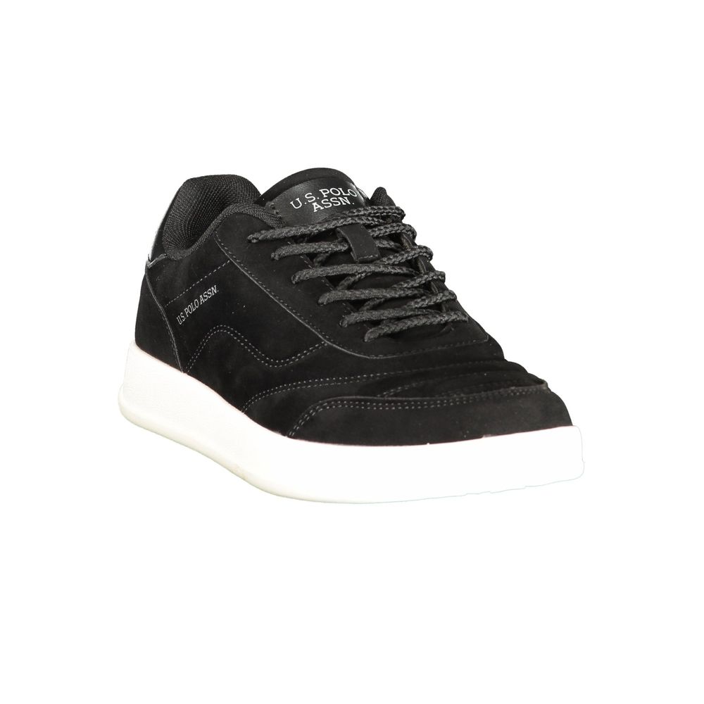 U.S. POLO ASSN. Schwarzer Sneaker für Damen aus Polyurethan