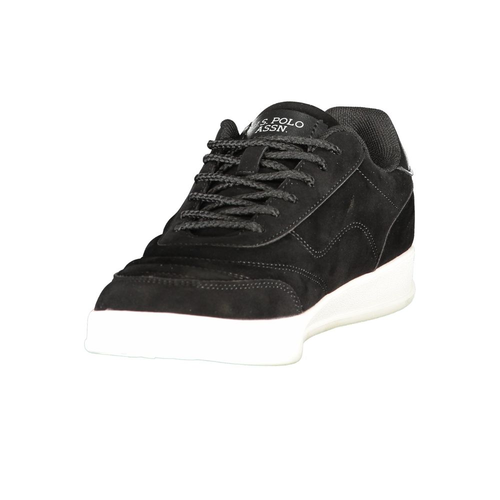U.S. POLO ASSN. Schwarzer Sneaker für Damen aus Polyurethan