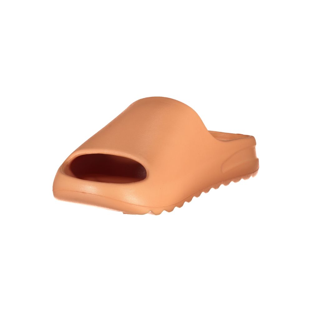 Norway 1963 Orange Polyurethan-Slipper für Damen