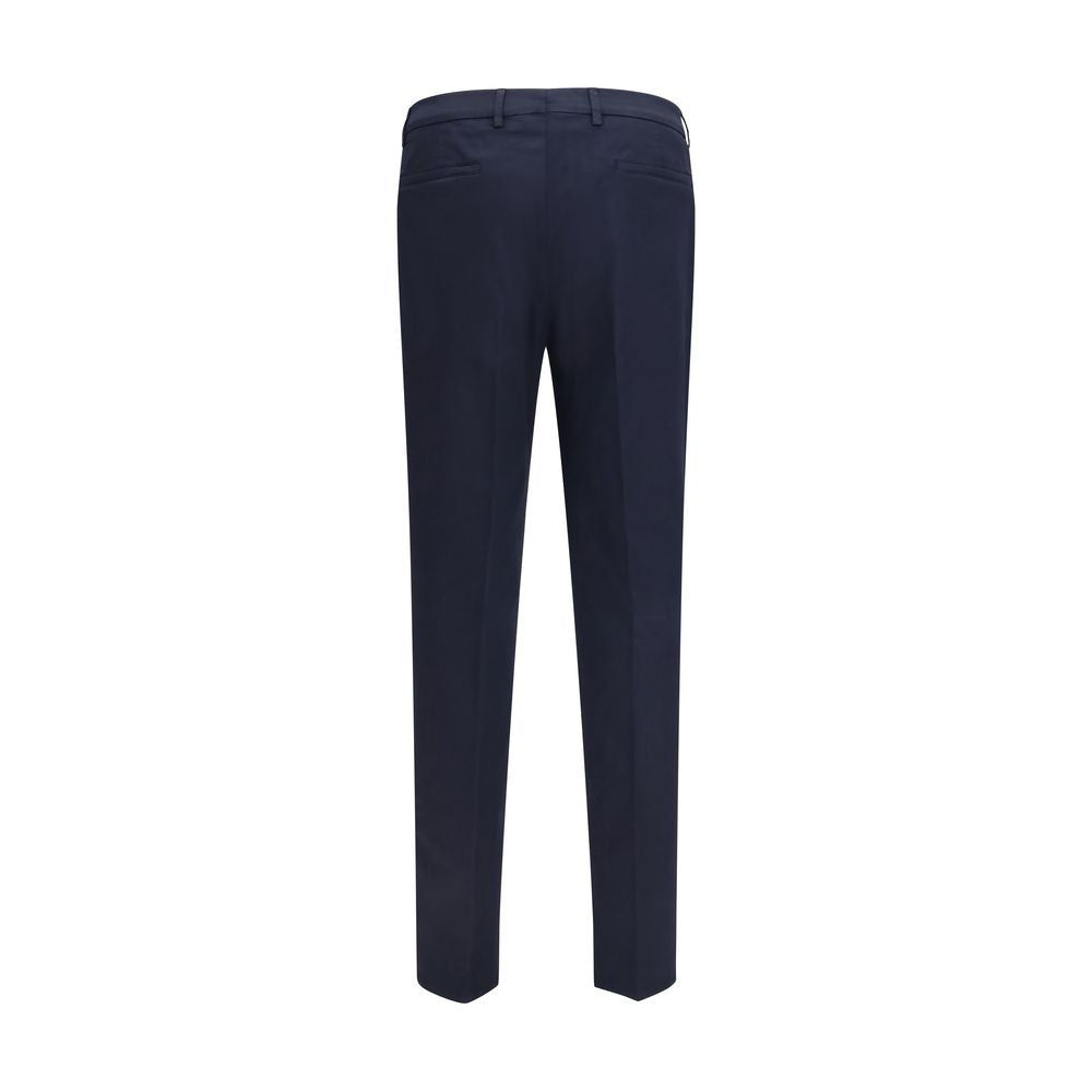 Brunello Cucinelli Schwarze Baumwoll-Chino-Hose