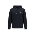 Fred Perry Schwarzer Baumwoll-Sweatshirt