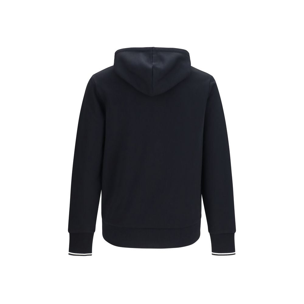 Fred Perry Schwarzer Baumwoll-Sweatshirt