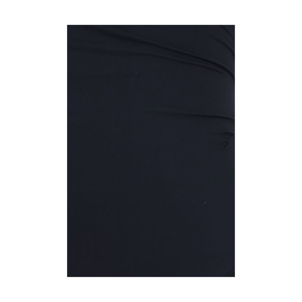 Jacquemus Schwarzer Einteiler aus Nylon