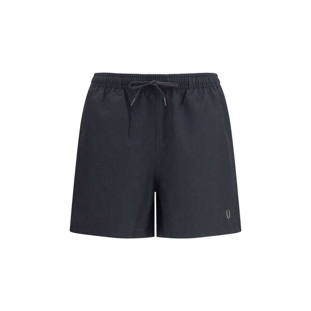 Fred Perry Schwarze Kleidung aus recyceltem Polyester