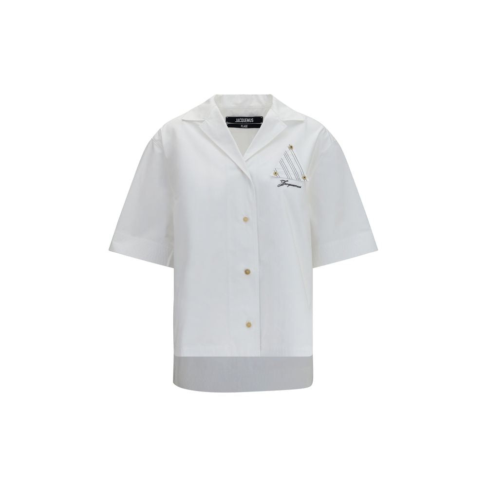 Jacquemus Weißes Baumwollhemd