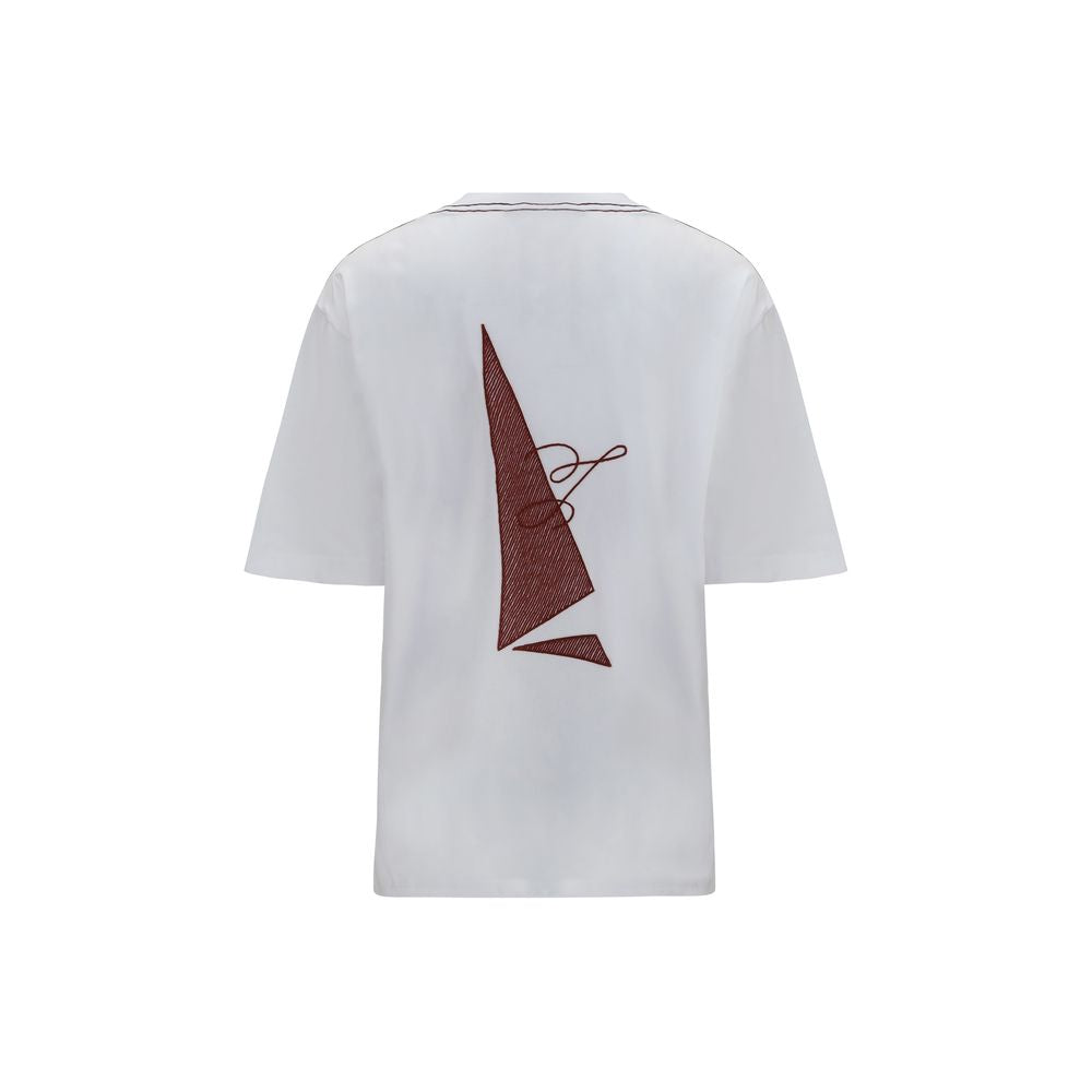 Jacquemus Weißes Baumwoll-T-Shirt