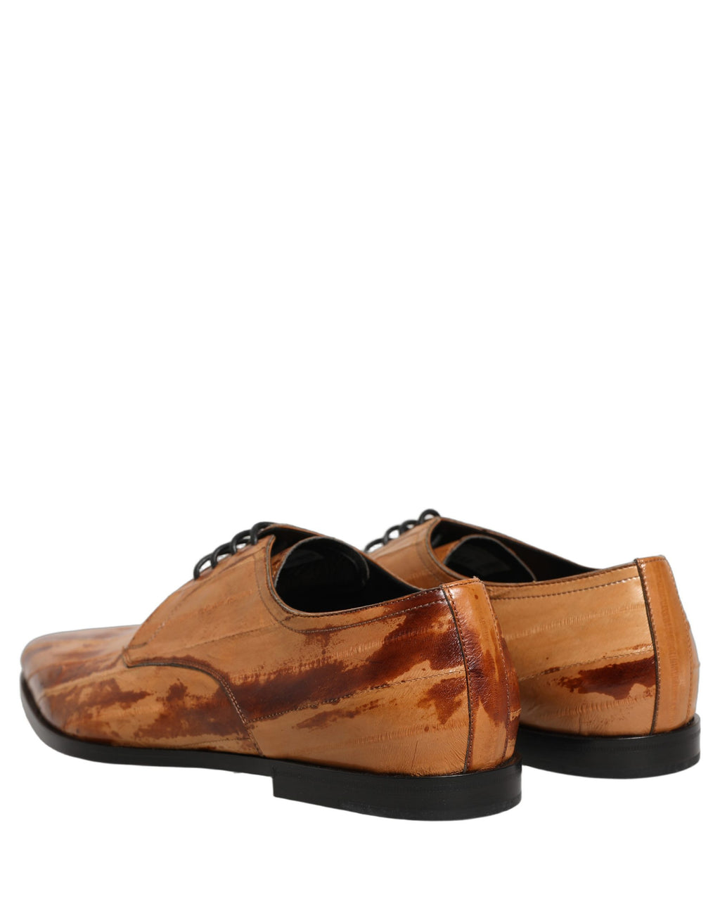Dolce & Gabbana Braune Schnürschuhe aus Leder für Herren
