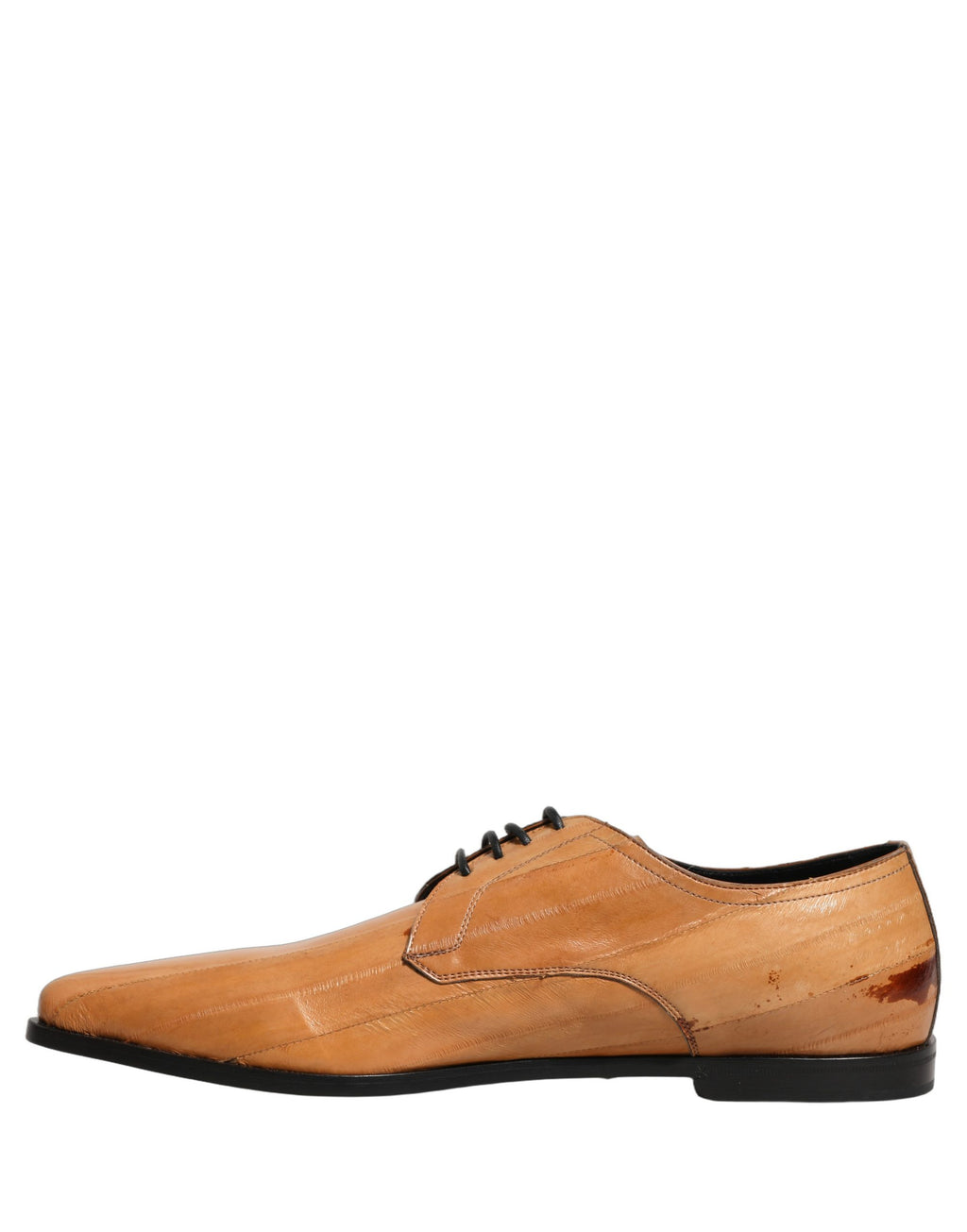 Dolce & Gabbana Braune Schnürschuhe aus Leder für Herren