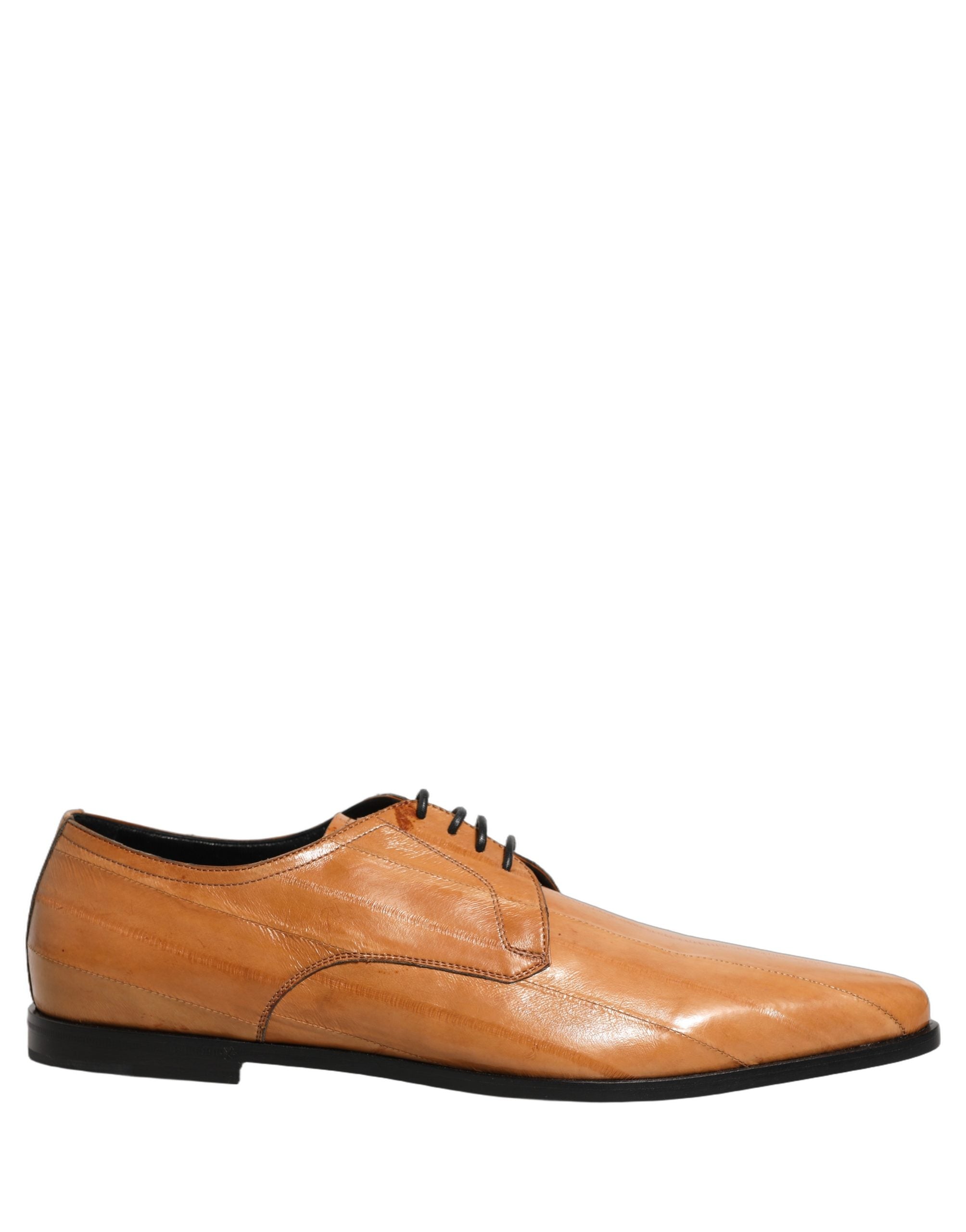 Dolce & Gabbana Braune Schnürschuhe aus Leder für Herren