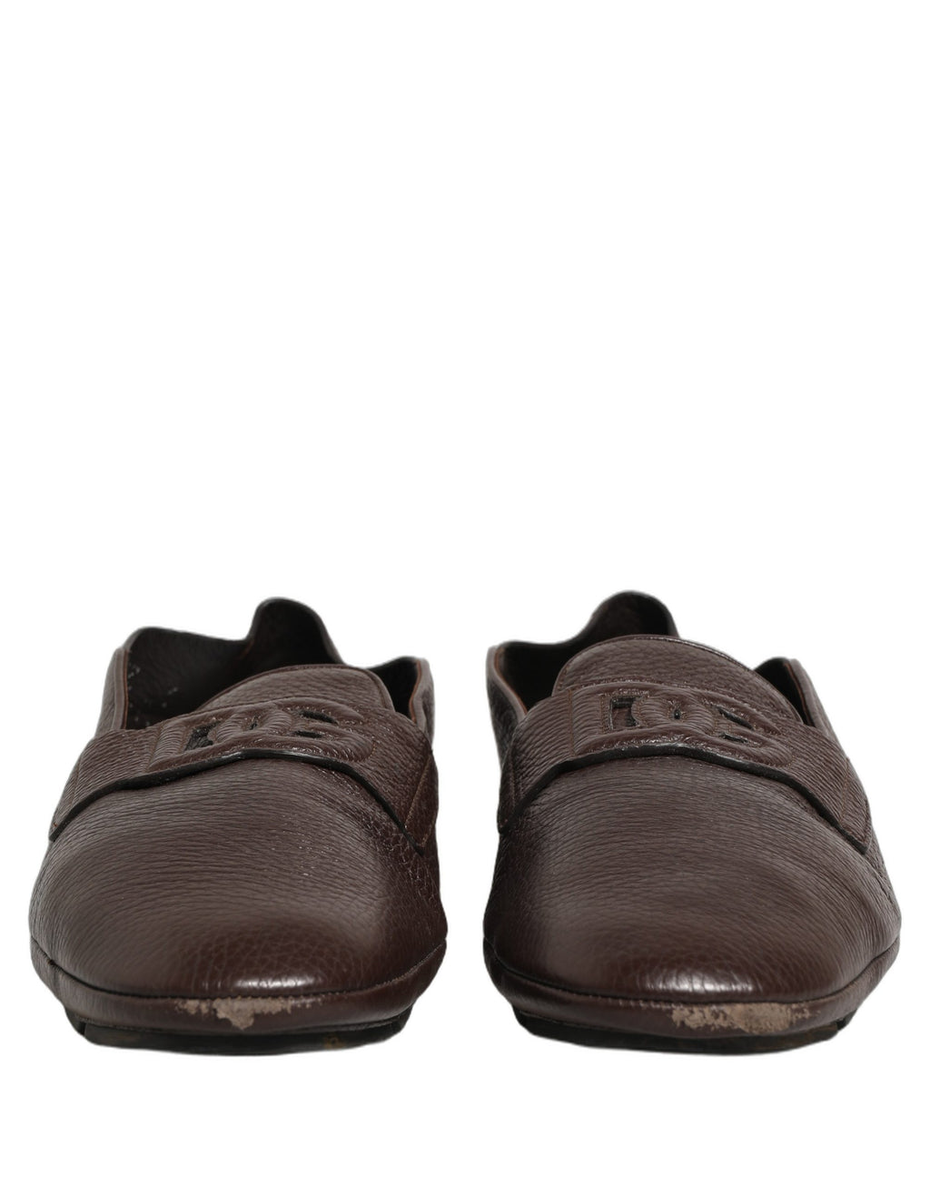 Dolce & Gabbana Braune Mokassins aus Hirschleder
