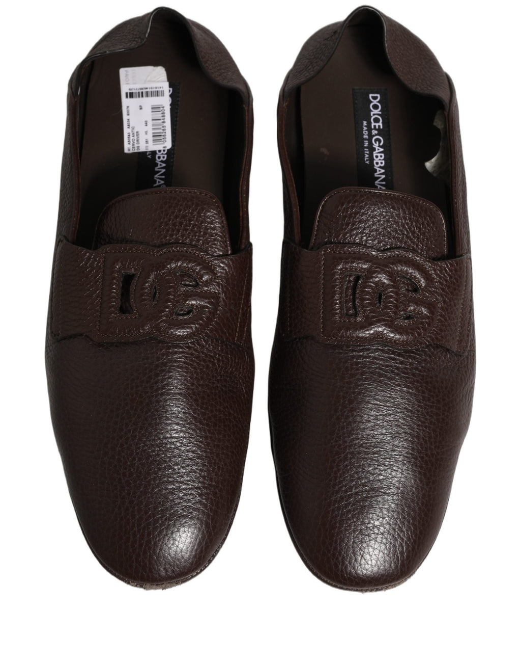 Dolce & Gabbana Braune Mokassins aus Hirschleder