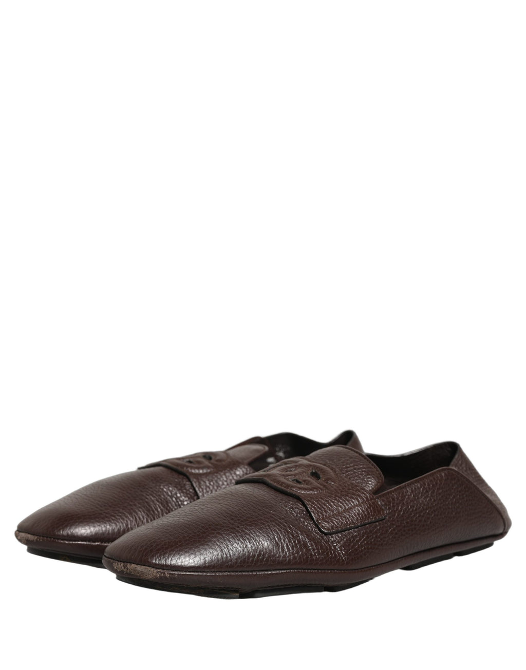 Dolce & Gabbana Braune Mokassins aus Hirschleder