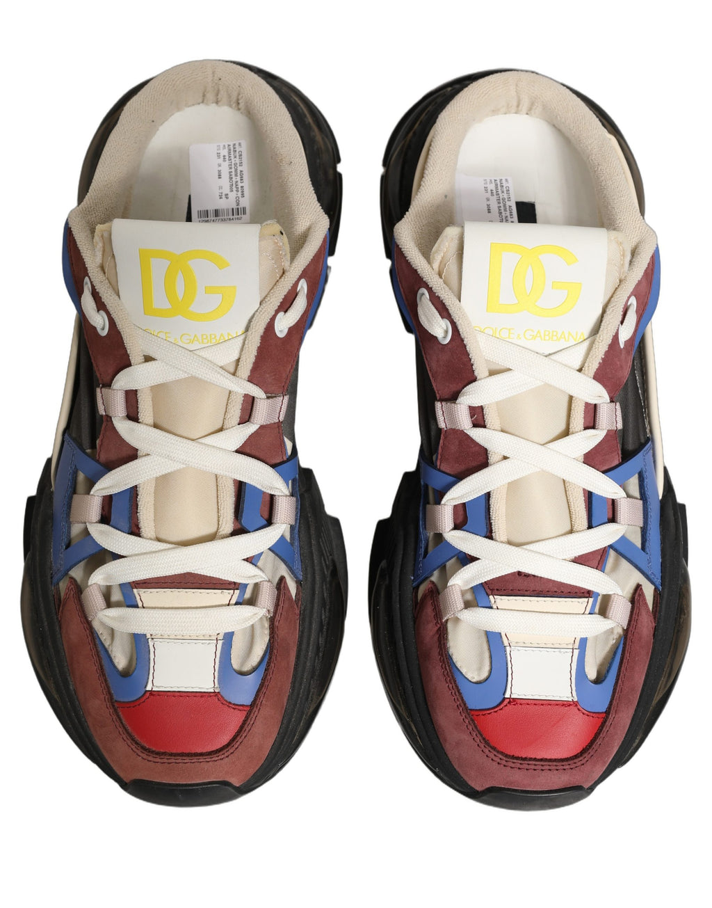 Dolce & Gabbana Multicolor Panelled Airmaster Sneakers Schuhe